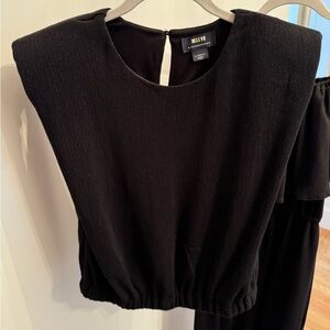 Maeve (Anthropologie) Black Sleeveless Top